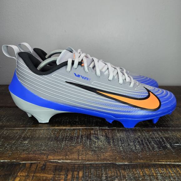 NEW Nike Vapor Edge Speed 3 Mens Size 11 Football Cleats Grey Blue FB3303-001 main image 5